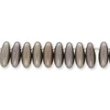 Rizo Glasperlen - 2,5 x 6 mm - Metallic Zinc Iris - PerlineBeads SA