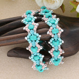 Rocailles Perlen Matubo 2/0 - Ionic Pink/Blue - PerlineBeads