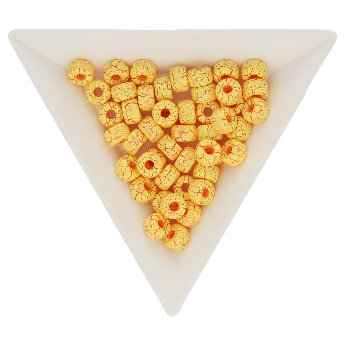 Rocailles Perlen Matubo 2/0 - Ionic Yellow/Red - PerlineBeads
