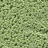 Rocailles - Perlen Miyuki 11/0 – Duracoat Opaque Dyed Spring Green - PerlineBeads SA