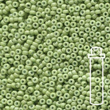 Rocailles - Perlen Miyuki 11/0 – Duracoat Opaque Dyed Spring Green - PerlineBeads SA