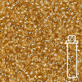 Rocailles - Perlen Miyuki 11/0 – Silver Lined Gold - PerlineBeads