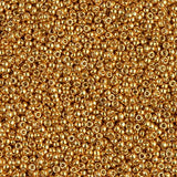 Rocailles - Perlen Miyuki 15/0 – Duracoat Galvanized Yellow Gold - PerlineBeads SA