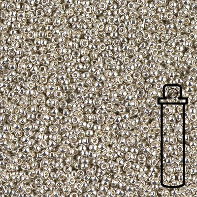 Rocailles - Perlen Miyuki 15/0 – Galvanized Silver - PerlineBeads SA