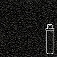 Rocailles - Perlen Miyuki 15/0 – Matte Black - PerlineBeads SA