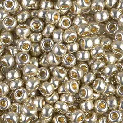Rocailles - Perlen Miyuki 6/0 – Duracoat Galvanized Silver - PerlineBeads SA