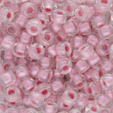 Rocailles - Perlen Miyuki 6/0 – Inside Dyed Pearlize Bright Pink - PerlineBeads SA