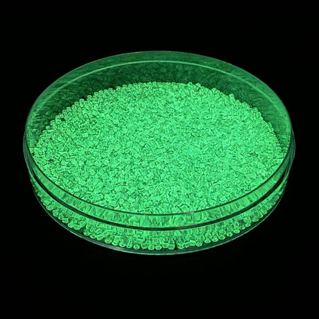 Rocailles-Perlen Toho 11/0 • Glow in the Dark • Baby Blue/Bright Green - PerlineBeads SA