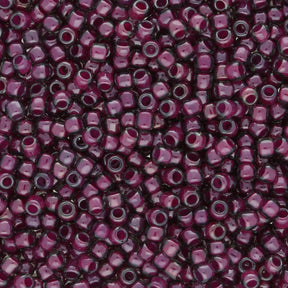 Rocailles - Perlen Toho 11/0 – Inside - Color Gray/Magenta - Lined - PerlineBeads SA