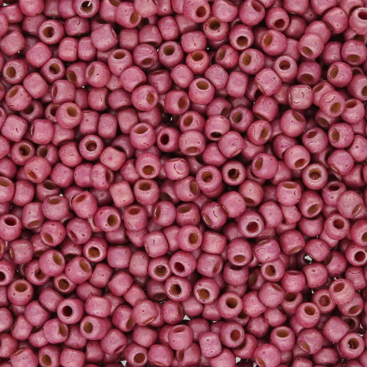 Rocailles - Perlen Toho 11/0 – PermaFinish - Matte Galvanized Pink Lilac - PerlineBeads SA