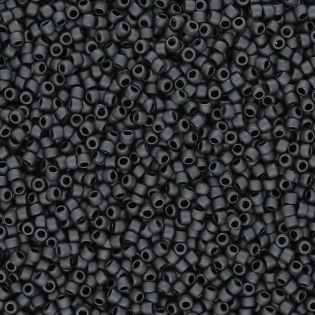 Rocailles-Perlen Toho 15/0 – Matte-Color Opaque Gray - PerlineBeads
