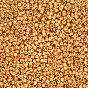 Rocailles - Perlen Toho 15/0 – Metallic 24K Gold Plated - PerlineBeads SA
