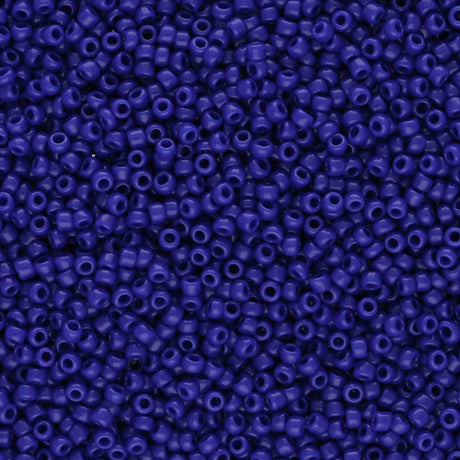 Rocailles-Perlen Toho 15/0 – Opaque Navy Blue - PerlineBeads