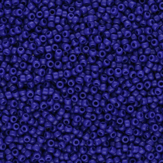 Rocailles-Perlen Toho 15/0 – Opaque Navy Blue - PerlineBeads