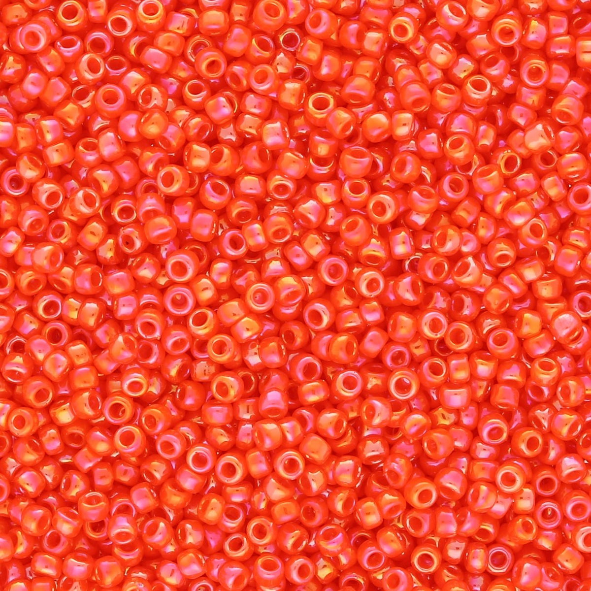 Rocailles - Perlen Toho 15/0 – Opaque - Rainbow Pumpkin - PerlineBeads SA