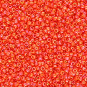 Rocailles - Perlen Toho 15/0 – Opaque - Rainbow Pumpkin - PerlineBeads SA