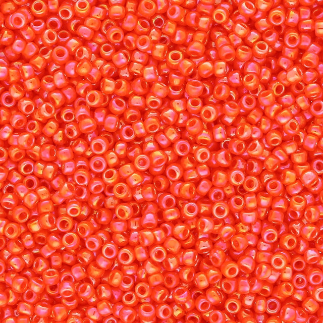 Rocailles - Perlen Toho 15/0 – Opaque - Rainbow Pumpkin - PerlineBeads SA