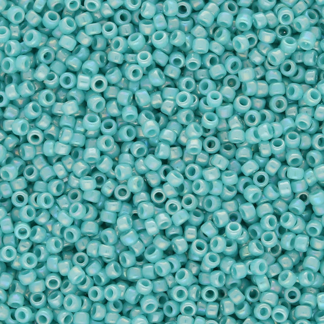 Rocailles - Perlen Toho 15/0 – Opaque - Rainbow Turquoise - PerlineBeads SA