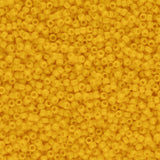 Rocailles-Perlen Toho 15/0 – Opaque Sunshine - PerlineBeads