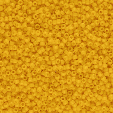 Rocailles-Perlen Toho 15/0 – Opaque Sunshine - PerlineBeads