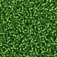 Rocailles - Perlen Toho 15/0 – Silver - Lined Peridot - PerlineBeads SA