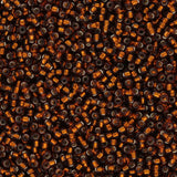Rocailles - Perlen Toho 15/0 – Silver - Lined Smoky Topaz - PerlineBeads SA