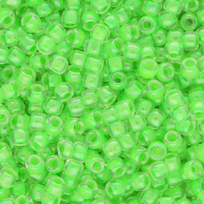 Rocailles - Perlen Toho 8/0 – Luminous Neon Green - PerlineBeads SA