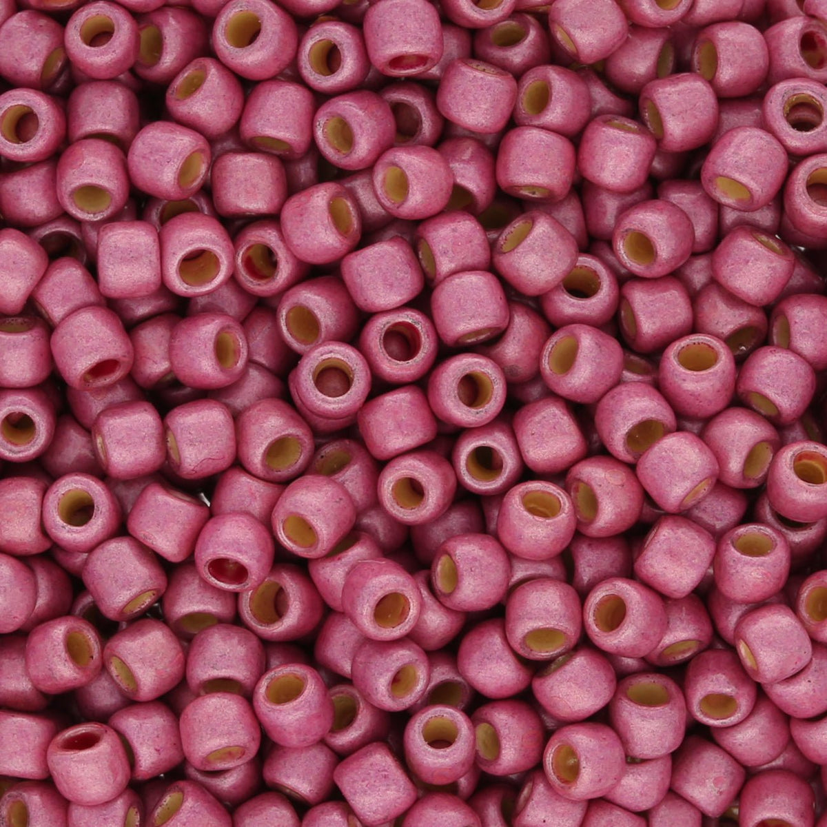 Rocailles - Perlen Toho 8/0 – PermaFinish - Matte Galvanized Pink Lilac - PerlineBeads SA