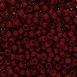 Rocailles-Perlen Toho 8/0 – Semi Glazed Dark Red - PerlineBeads