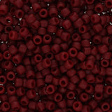 Rocailles-Perlen Toho 8/0 – Semi Glazed Dark Red - PerlineBeads