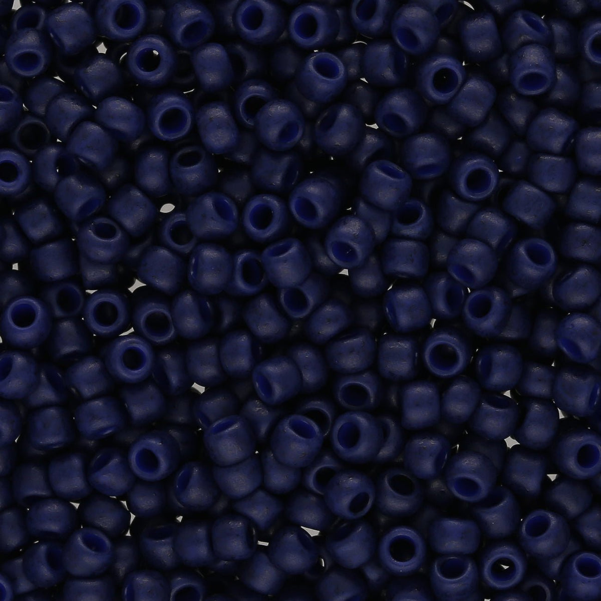 Rocailles-Perlen Toho 8/0 – Semi Glazed Navy Blue - PerlineBeads