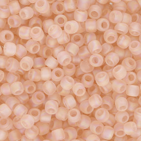 Rocailles - Perlen Toho 8/0 – Transparent - Rainbow Frosted Rosaline - PerlineBeads