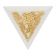 Rohrperle aus Metall, verdreht - 13 mm - Farbe Gold (± 50 Stk.) - PerlineBeads SA