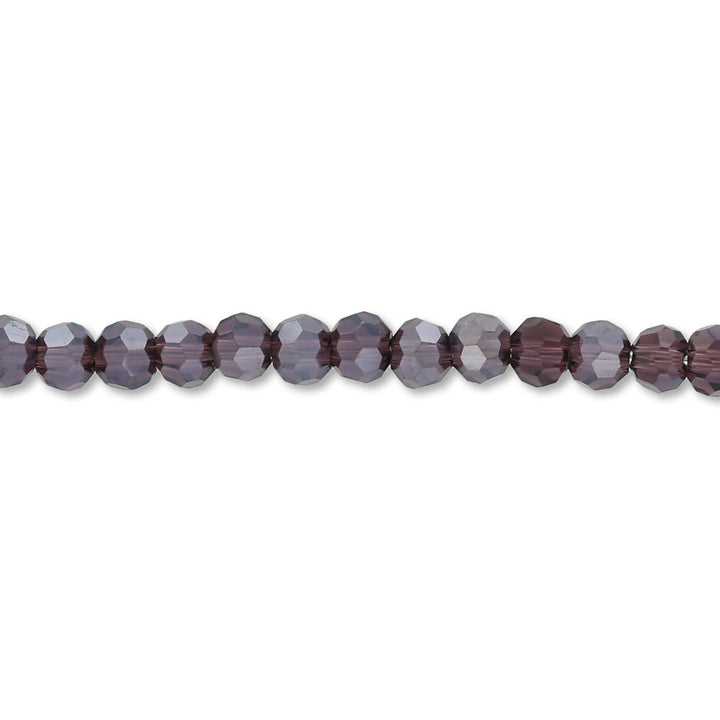 Rondellen aus facettiertem Glas 2.5 x 2 mm - Indigo - PerlineBeads SA