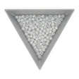 Rondellen aus facettiertem Glas 3,5x3 mm - White - PerlineBeads SA