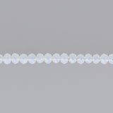 Rondellen aus facettiertem Glas 3x2 mm - Opal - PerlineBeads SA