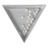 Runde gewellte Metallperle ∅ ca. 4 mm - Versilbert (20 Stk.) - PerlineBeads SA