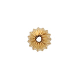 Runde gewellte Metallperle ∅ ca. 8 mm - Vergoldet (10 Stk.) - PerlineBeads SA