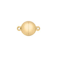Runder Magnetverschluss ∅ 6 mm – Edelstahl PVD - Gold - PerlineBeads