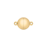 Runder Magnetverschluss ∅ 6 mm – Edelstahl PVD - Gold - PerlineBeads