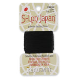 S - Lon Japan Perlenfaden - Extra fine - Schwarz - PerlineBeads SA