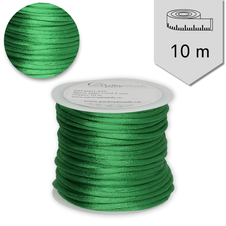 Satin Kordel ∅ 2 mm - 10 meter - PerlineBeads SA