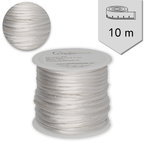 Satin Kordel ∅ 2 mm - 10 meter - PerlineBeads SA