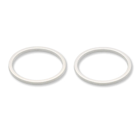 Schmuckverbinder Ringform, Ø 15 mm - Silber - PerlineBeads SA