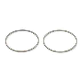Schmuckverbinder Ringform, Ø 30 mm - Edelstahl - PerlineBeads SA