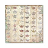 Scrapbook - Block "Alice" Backgrounds - Double Face - 10 Seiten - 20,3 x 20,3 (8x8 inch) - PerlineBeads SA