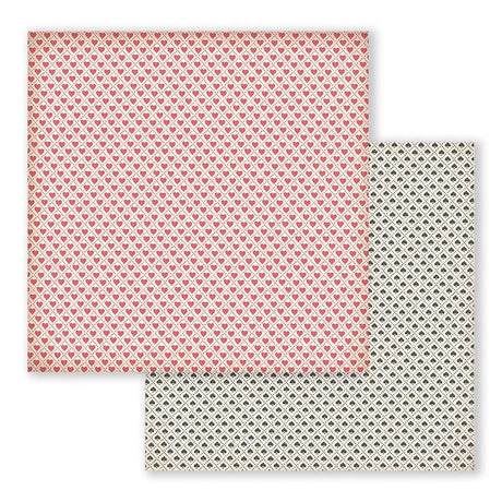 Scrapbook - Block "Alice" Backgrounds - Double Face - 10 Seiten - 20,3 x 20,3 (8x8 inch) - PerlineBeads SA