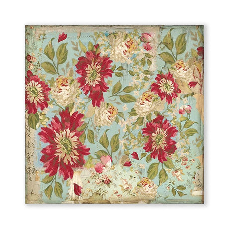 Scrapbook - Block "Alice" Backgrounds - Double Face - 10 Seiten - 20,3 x 20,3 (8x8 inch) - PerlineBeads SA