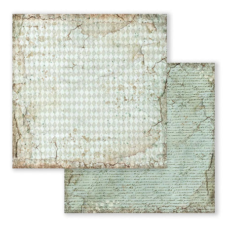 Scrapbook - Block "Alice" Backgrounds - Double Face - 10 Seiten - 20,3 x 20,3 (8x8 inch) - PerlineBeads SA
