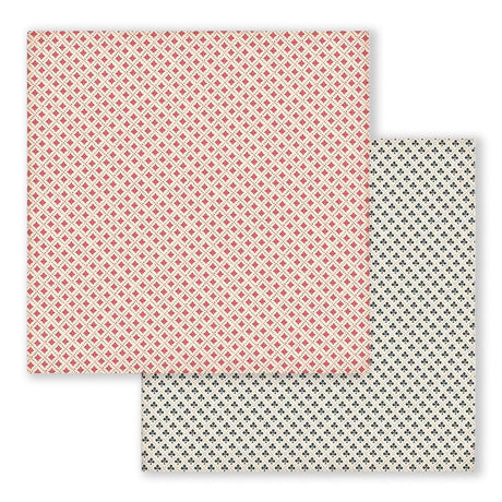 Scrapbook - Block "Alice" Backgrounds - Double Face - 10 Seiten - 20,3 x 20,3 (8x8 inch) - PerlineBeads SA